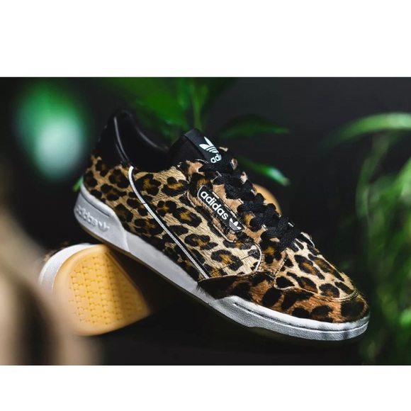 Adidas Continental 80 Leopard Sneakers F33994 7.5 - Picture 4 of 16